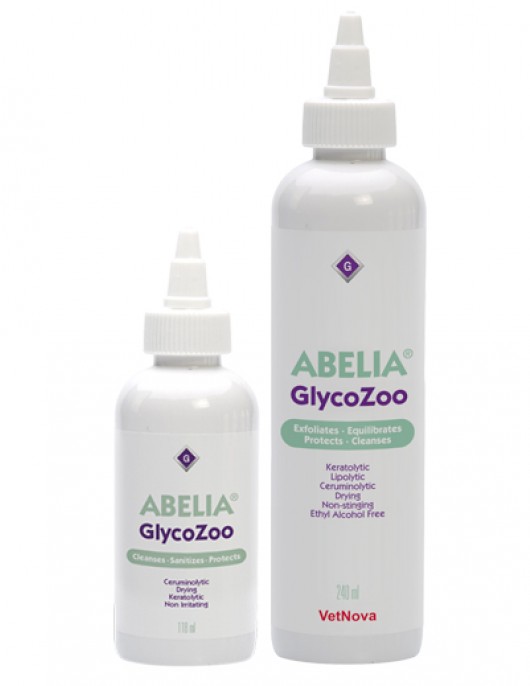 Abelia GlycoZoo - изключително щадящ разтвор за почистване на уши - 
