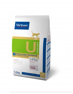Virbac HPM Diet Cat Urology Dissolution & Prevention U2