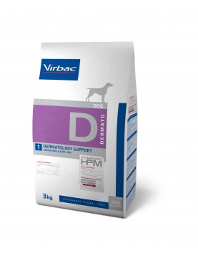 Virbac HPM Diet Dog Dermatology Support D1