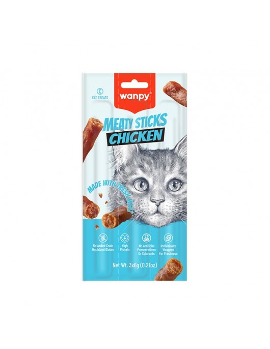 Wanpy Cat Meaty Sticks 3х6гр - Лакомства