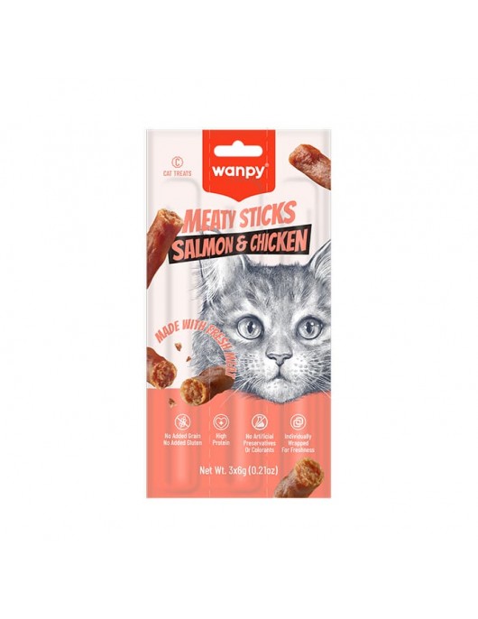 Wanpy Cat Meaty Sticks 3х6гр - Лакомства