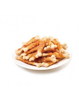 Wanpy Chicken Jerky & Calcium Bone Twists 100г