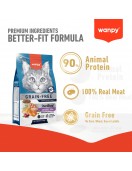Wanpy Grain Free Cat Adult Sterilised Salmon & Tuna Wanpy Grain Free Cat Adult Sterilised Salmon & Tuna - Сухи храни