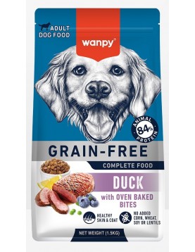 Wanpy Grain Free Dog Adult Duck