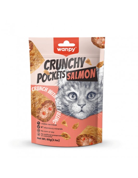Wanpy Cat Crunchy Pockets 60г - Лакомства