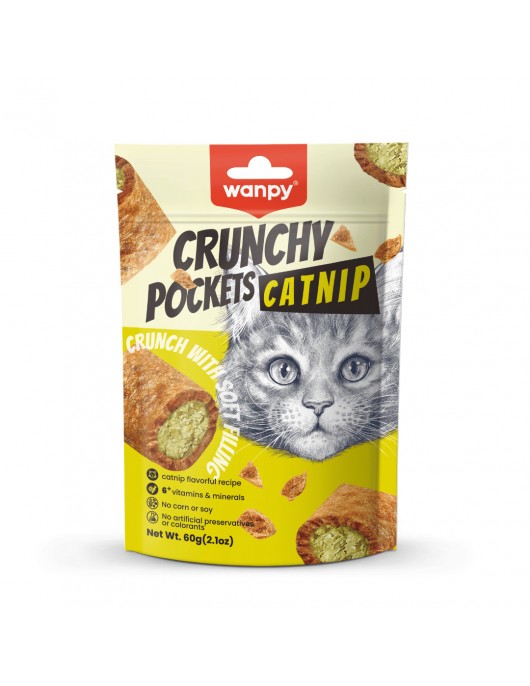 Wanpy Cat Crunchy Pockets 60г - Лакомства