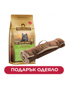 Wolfsblut Dark Forest MINI - с дивечово месо и сладки картофи