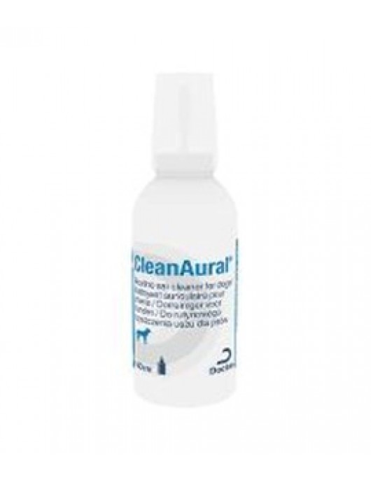 CleanAural Dog Ear Cleaner - Разтвор за рутинно почистване на уши при кучета - Грижа за кожата и козината