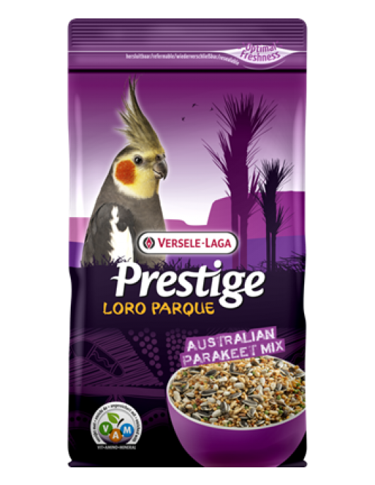 Versele-Laga Premium Prestige Australian Parakeet - пълноценна премиум храна за австралийски средни папагали - Храни 