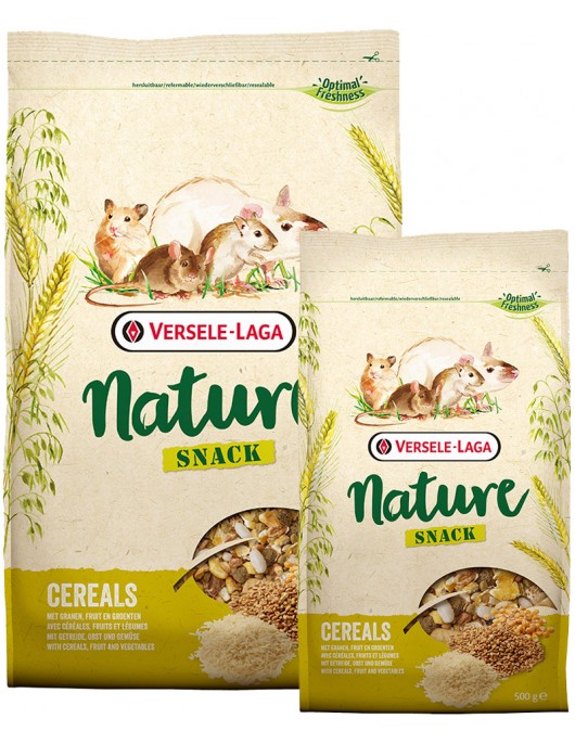 Versele-Laga Nature Snack Cereals - разнообразно лакомство за всеядни гризачи - Лакомства