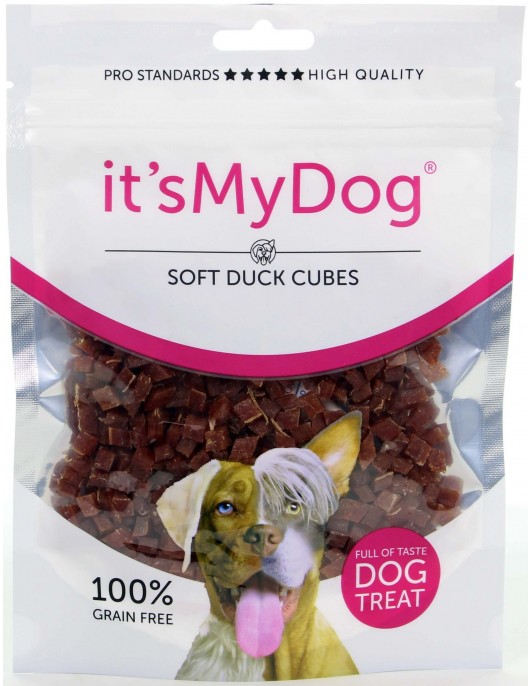Its My Dog Duck Soft Cubes Grain Free - Лакомства за кучета