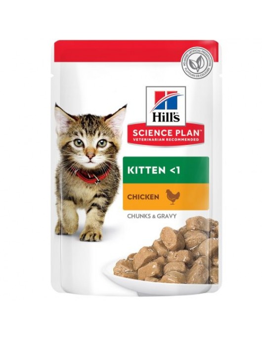 Пауч за котета - Hill`s Science Plan Feline Kitten Chicken - Консервирани храни
