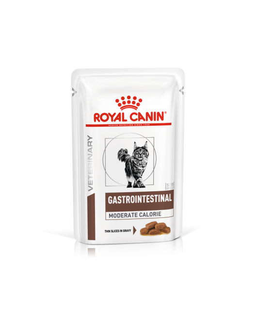 Royal Canin VHN Feline Gastrointestinal Moderate Calorie - пауч 85г - Грижа за храносмилането