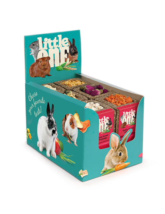 Little One - Лакомство купички от ливадно сено - 65г - ГРИЗАЧИ