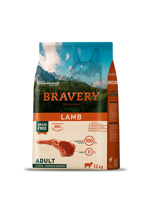 Bravery Adult Medium/Large Lamb - Сухи храни