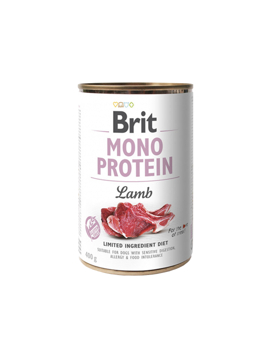 Brit Mono Protein Lamb 400г - Грижа за кожата и козината