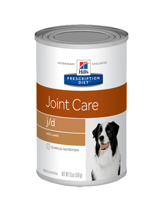 Hill’s Prescription Diet j/d Canine - Лечебна консервирана храна за кучета със ставни проблеми - 370г - Грижа за костите и ставите