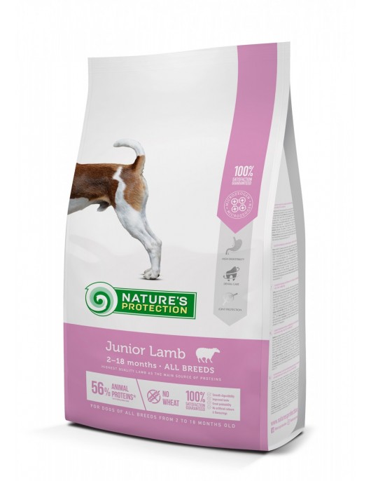 Nature`s Protection Junior Lamb, с агнешко - Сухи храни