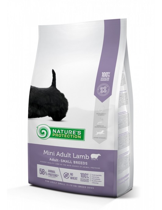 Nature`s Protection Mini Adult Lamb - Сухи храни