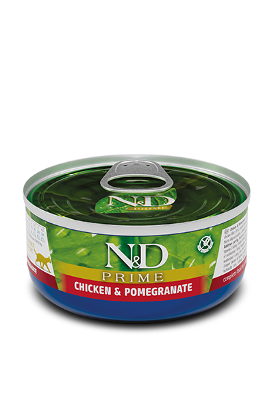 Chichen Prime N&D Cat Prime Adult Chicken & Pomegranate - консерва 70г